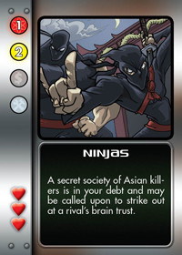 Secuaces en Mwahahaha!: Ninjas