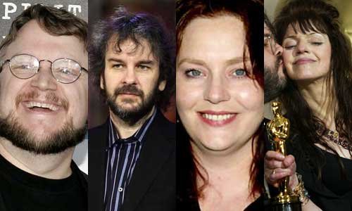 Guillermo del Toro, Peter Jackson, Philippa Boyens y Fran Walsh