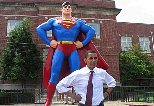 Obama y Superman