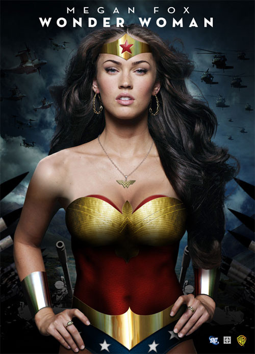 Megan Fox como Wonder Woman
