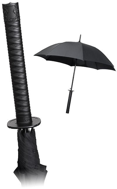 katana paraguas umbrella samurai sword