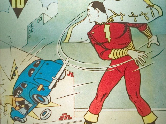 Shazam Capitán Marvel, Fawcett Comics, Superman