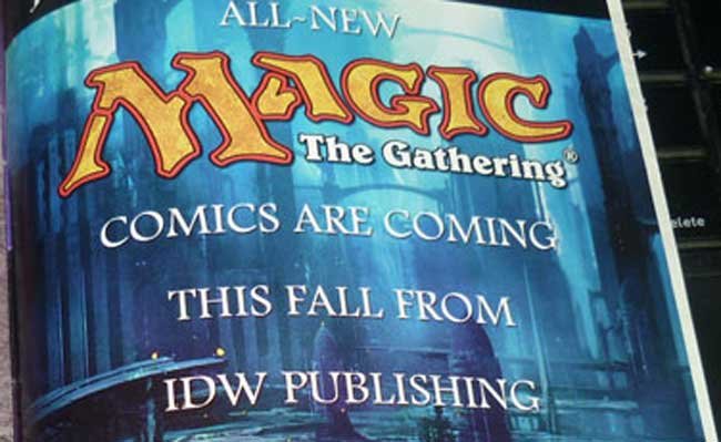 Anuncio de los comics de Magic: The Gathering