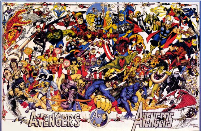 The Avengers - Poster 30 aniversario de George Perez