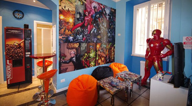 Comics Guesthouse, un hotel en Roma perfecto para frikis