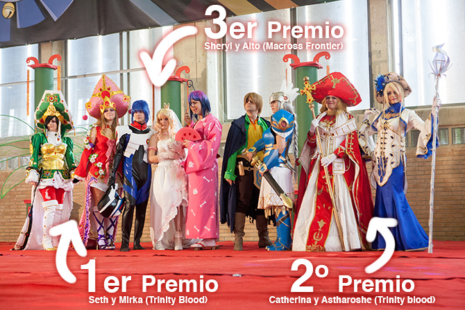 Merecidos ganadores del concurso clasificatorio para la final española del World Cosplay Summit del XIII Salón Manga de Jerez 2012