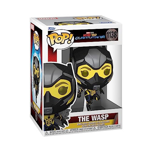 Funko Pop! Vinyl Marvel: Ant-Man Quantumania - Wasp - 1/6 de Probabilidades de Obtener la RARA Variante Chase - Figura de Vinilo Coleccionable - Idea de Regalo- Mercancia Oficial - Movies Fans