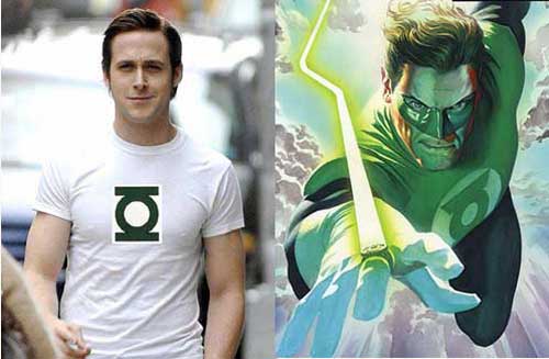 Ryan Gosling y Green Lantern