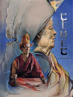 Tibet, el Juego de Rol, portada en catalán