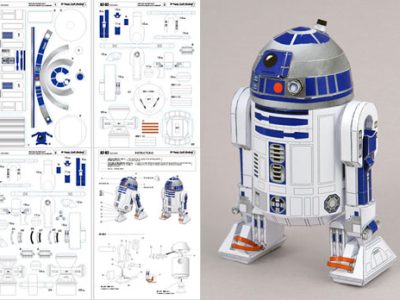 Recortable de R2-D2 sólo para los más manitas
