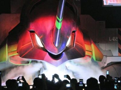 Inauguración del Evangelion World en Japón