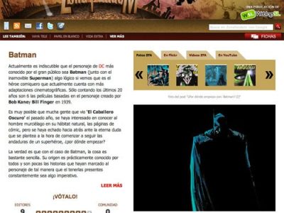Zona Fandom 2.0: Toda la información sobre tus obras, personajes y autores favoritos