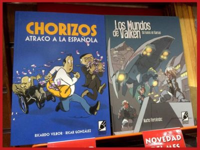 ‘Los mundos de Valken’ y ‘Chorizos: atraco a la española’, la última propuesta de Grafito Editorial